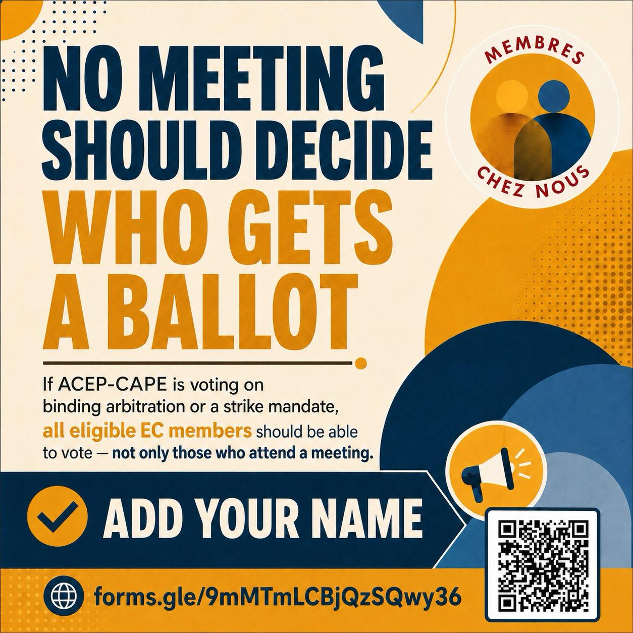 No meeting should decide who gets a ballot — add your name at forms.gle/9mMTmLCBjQzSQwy36